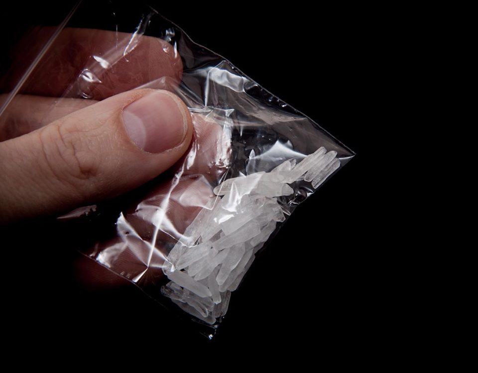 bag of crystal meth